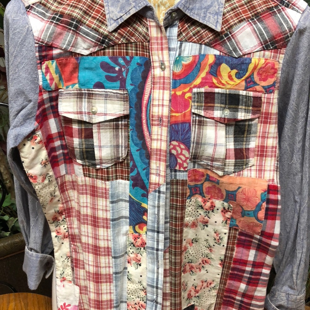 Colorful patchwork top - Picture 2 of 5